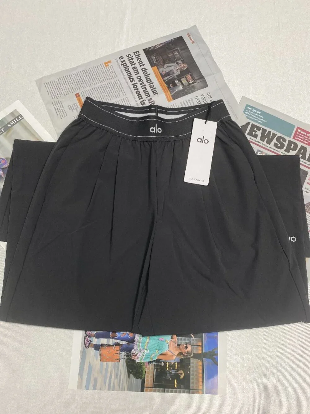 ALO Yoga Brand New✨Suit Up Trouser Dark Gray Regular 30